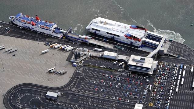 VT4 Belfast for Stena Line &ndash; New port facility